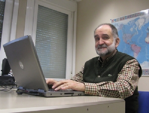 José María Valgañón durante el videochat