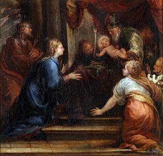 Presentación del Niño Jesús en el Templo, Francisco Rizi @Museo Nacional del Prado