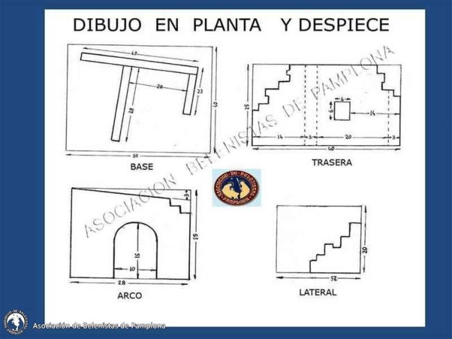 1-Dibujo en planta y despiece
