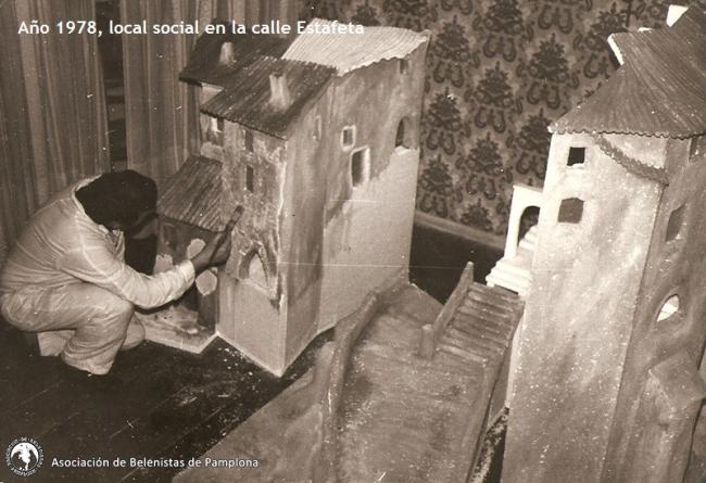 Año 1978, local social en la calle Estafeta