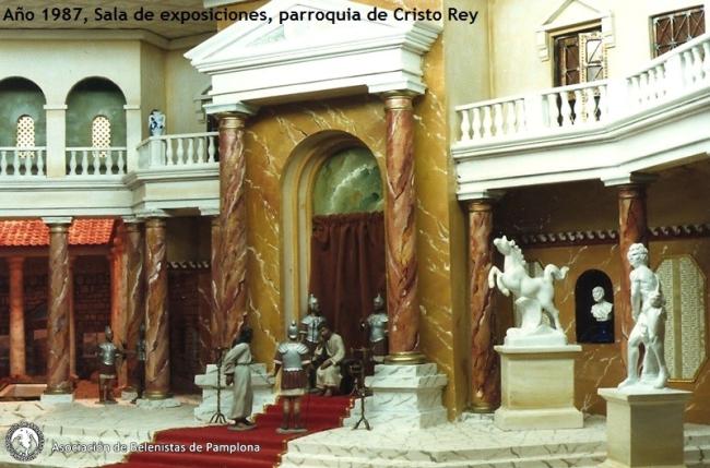 Año 1987, Sala de exposiciones, parroquia de Cristo Rey