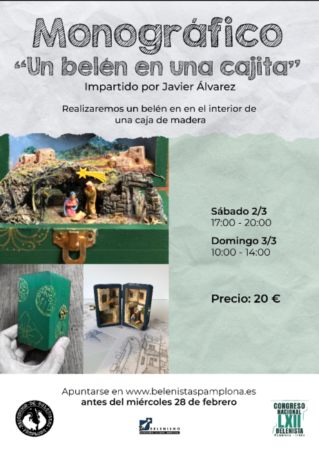 Cartel monográfico "Un belén en una cajita"
