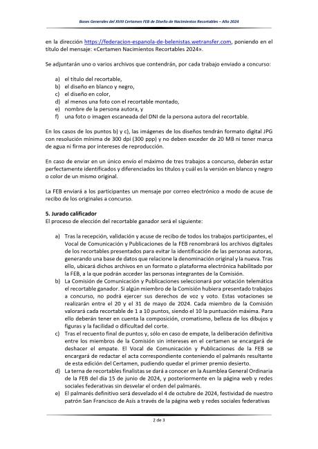 Bases concursos FEB 2024