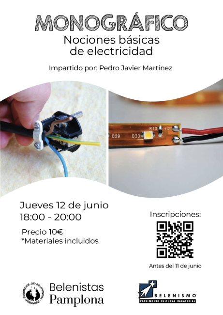 Cartel monografico Nociones básicas de electricidad