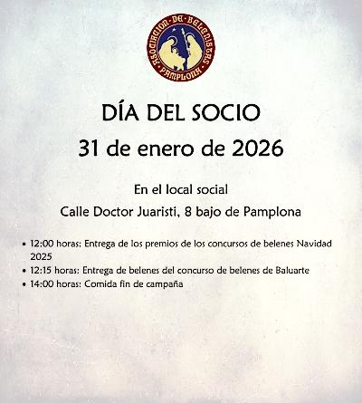 Cartel Día del socio