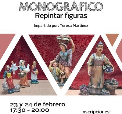 Cartel Monográfico Repintado de Figuras
