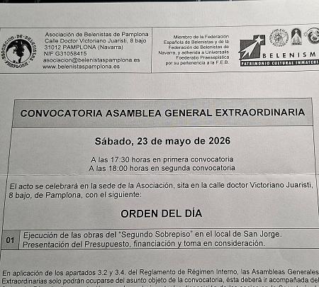 Convocatoria Asamblea Extraordinaria