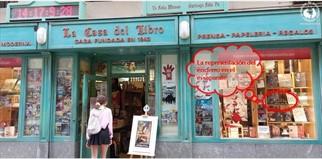 La representación del encierro en el escaparate