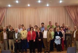 Parte de los asistentes al finalizar la reunión.