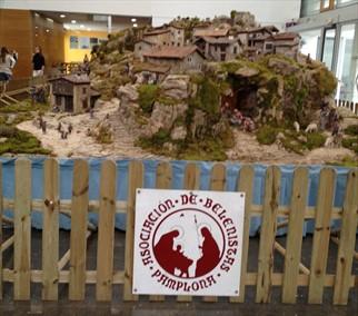 El belén recién instalado