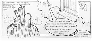 Viñeta homenaje a Jesús Mari Gómara (Autor: FJAA)