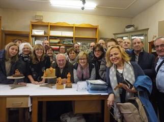 Con Montserrat Ribes en su taller