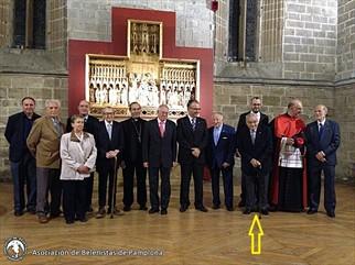 Pepe Castells en uno de los últimos actos en que participó en la asociación (Homenaje a los socios más veteranos)